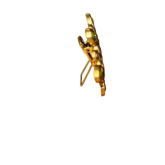 Jay Strongwater for Nieman Marcus Gold Tone Clip or Standing Tiny Picture Frame - Picture 2 of 7